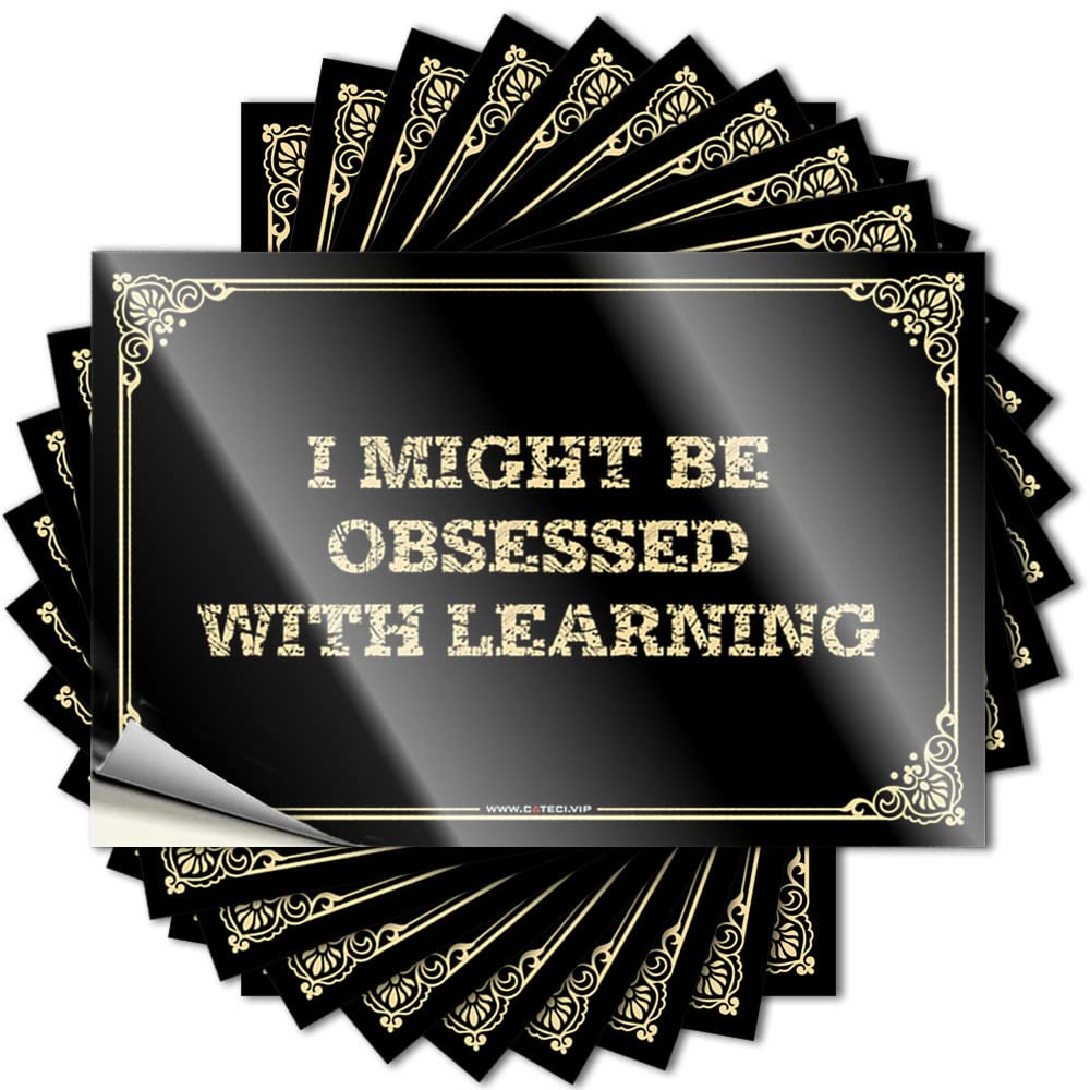 Sticker - Coastal Garage I Might Be Obsessed with Learning for Gamer Cool Room Stuff(12X18CM)