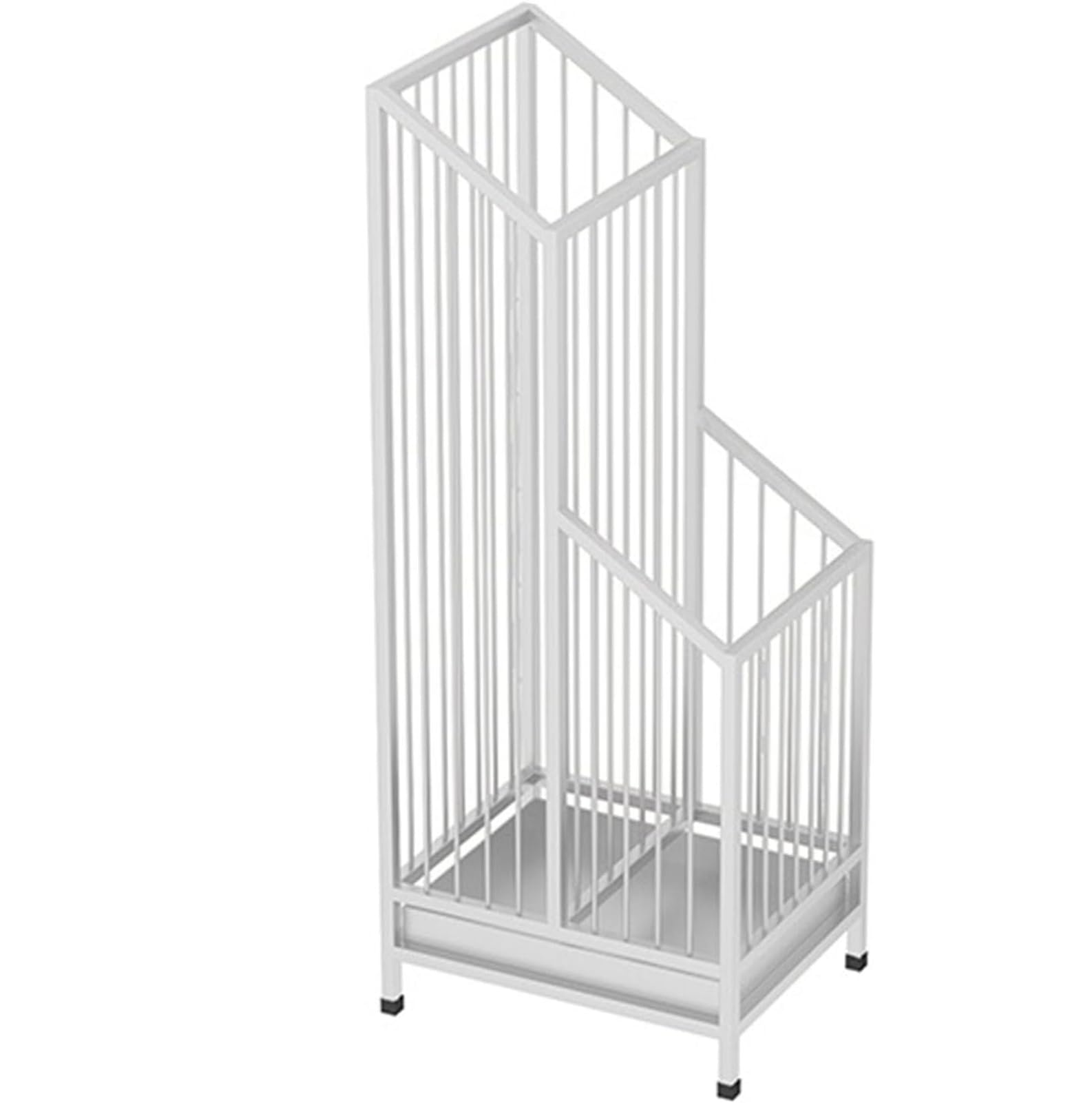 GHHVFEC Umbrella Stand, Freestanding Umbrella Holder for Entryway, Modern Design with Detachable Drip Tray for Canes and Walking Sticks, 9.8x7.9x24.4in