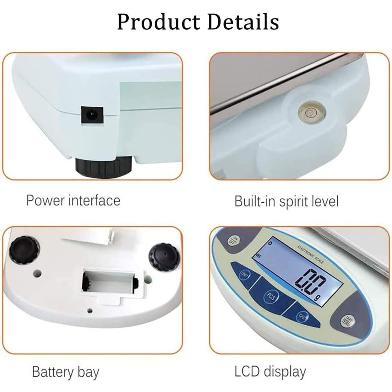 Báscula de Laboratorio, balanza analítica de 0,1 g, balanza electrónica de precisión, balanza de precisión de Laboratorio, balanza de joyería, balanza Digital para Alimentos de Cocina, 200 g