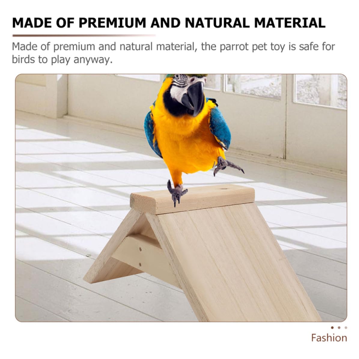 CLISPEED Support en Bois Naturel pour Pigeon et Perroquet 5pcs, Perchoir Robuste pour Oiseaux, Jeu et Décoration Maison, pour Pigeonnier et Volière