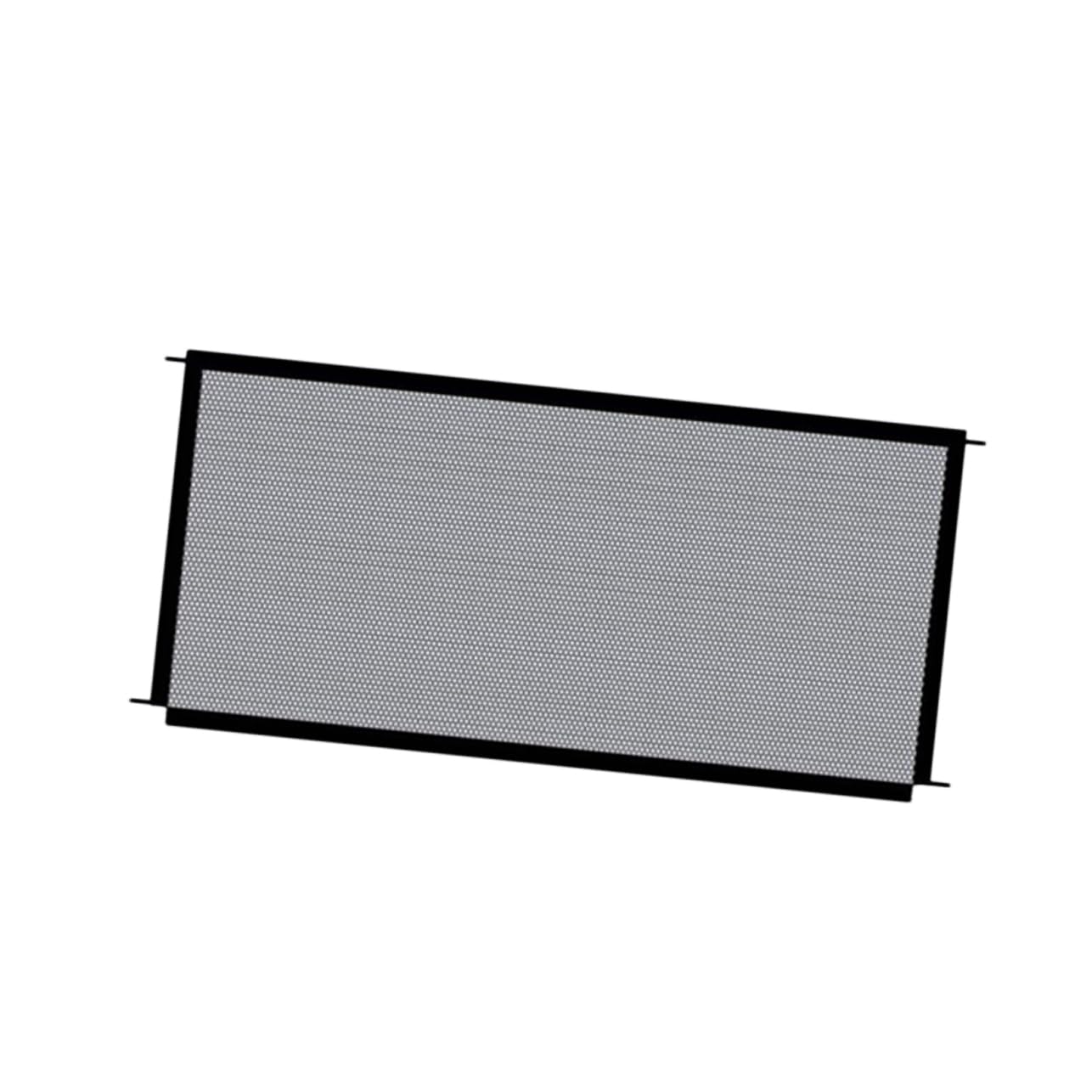 SUPVOX 1Pc Pet Mesh Gate Dog Safety Fence for Indoor and Outdoor Use Easy to Assemble Black Separation Guard for Dogs and Cats