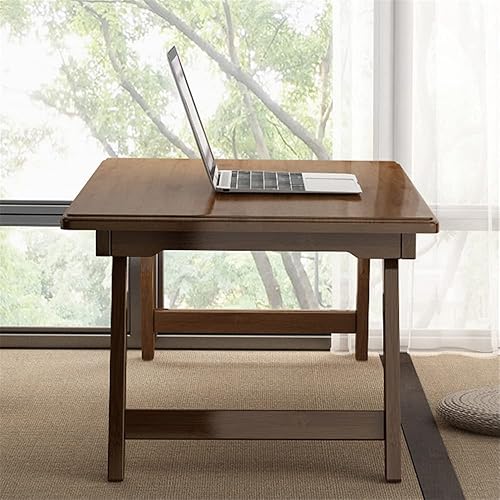 Miniatura 4 de CODOMI Mesa auxiliar plegable, mesa rectangular de bambú, mesa de centro de centro de arte, mesa de actividades de estudio, mesa de picnic, mesa de