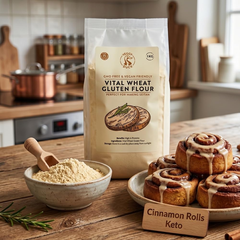 Veggy Duck Gluten De Trigo 1kg Ideal para Masas y Seitán