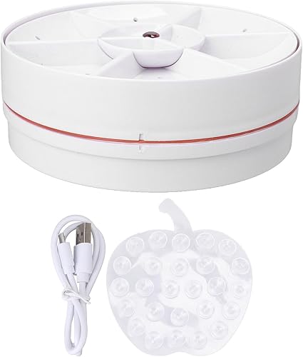 Miniatura 9 de Lavadora portátil, lavadora de fregadero, mini lavadora, lavavajillas portátil para fregadero, lavadora portátil para fregadero para el hogar (rojo)