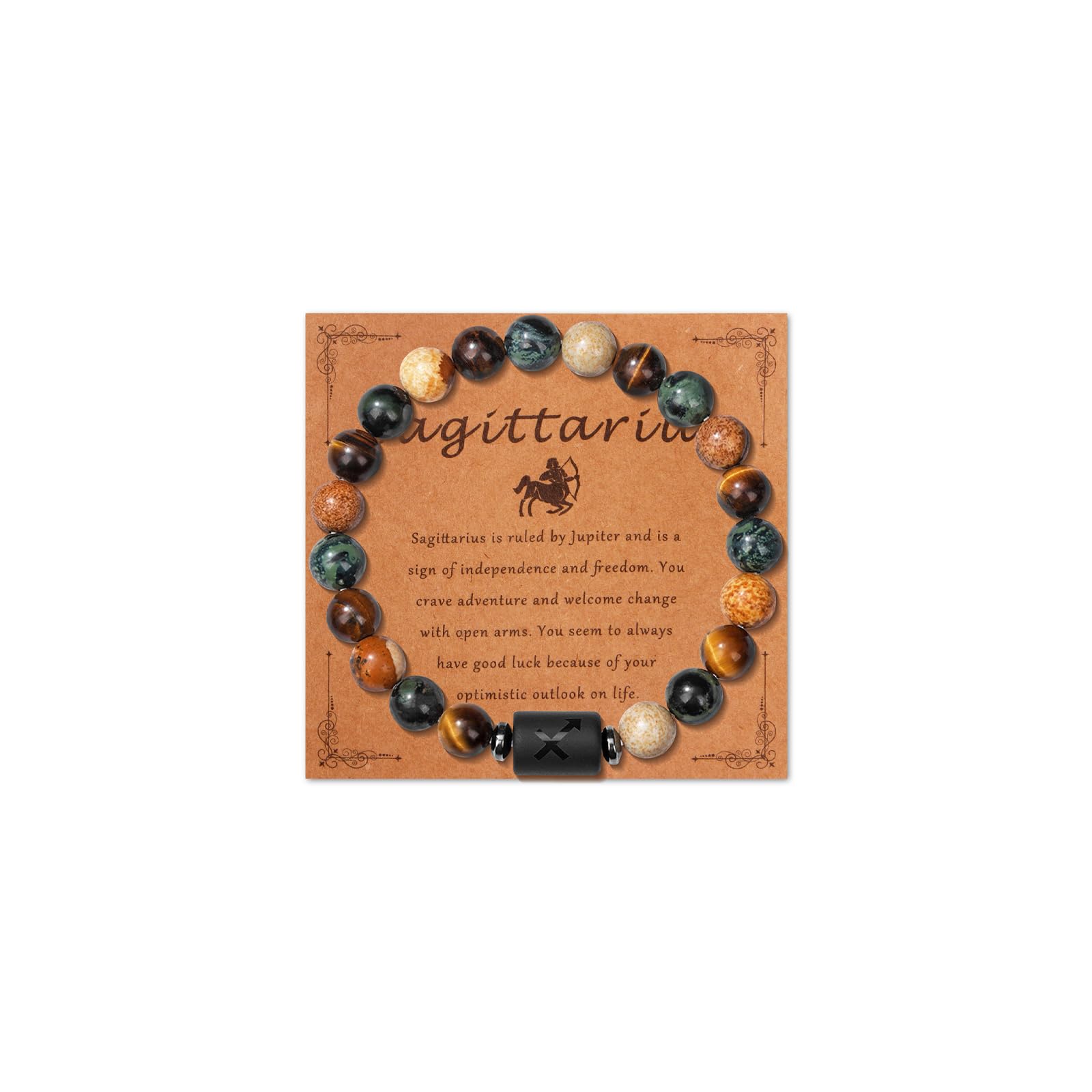 Constellation Stone Gemstone Stretch Bracelet