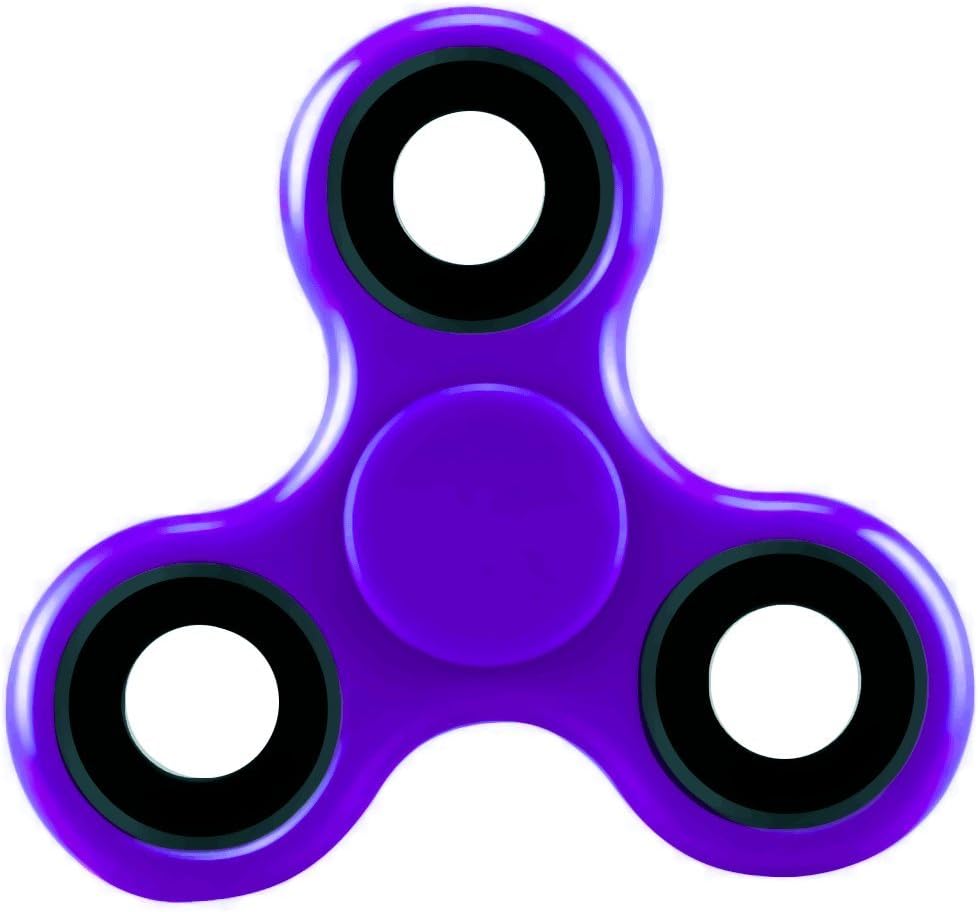 Anti-Anxiety 360 Spinner Helps Focusing Fidget Toys [3D Figit] Premium Quality EDC Focus Toy for Kids & Adults-Best Stress Reducer Relieves ADHD Anxiety and Boredom (Purple)