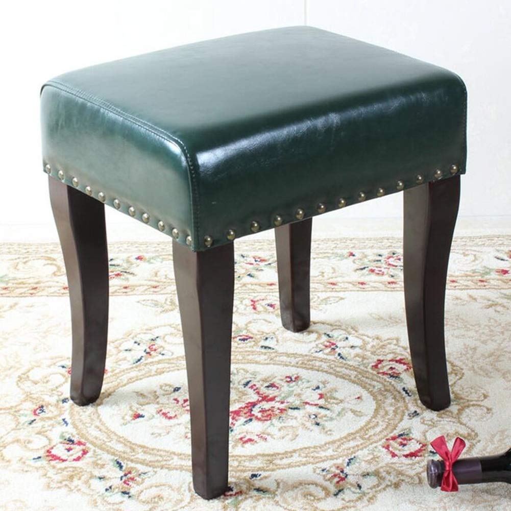 Tabourets de travail en bois massif robuste avec assise rembourrée