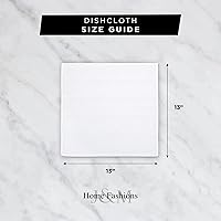 Vista 3 de DII Basic - Colección básica de rizo acanalado para cocina, azul, paños de cocina, 12 piezas