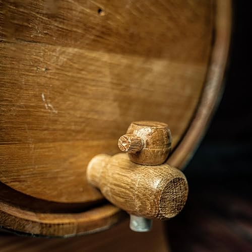 Miniatura 6 de Barril de envejecimiento personalizado de alta calidad, diseño de letra, barril de madera de roble personalizado, perfecto para whisky, bourbon,