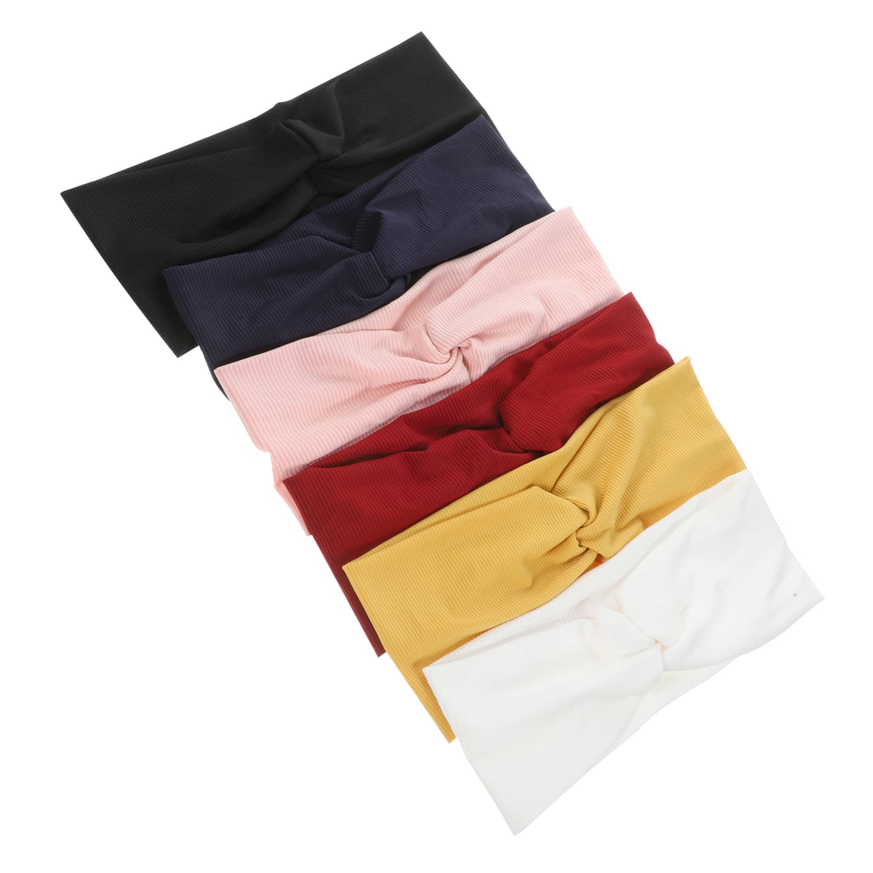 FRCOLOR 18 Piezas Diadema Lazos Para El Cabello Gimnasio Envolturas Para La Cabeza Bandanas Accesorios Para El Cabello Rosa Bandanas Para El o De Color Sólido
