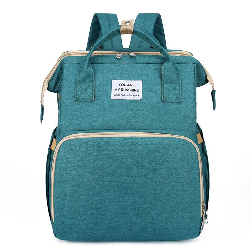 Mochila Pañalera Walking Mum - Bolso para Bebé - Cambiador - Carro - Mochilas de Carro - Verde
