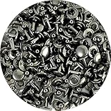 Springfield Leather Company's Gunmetal Medium Double Cap Rivets 100pk
