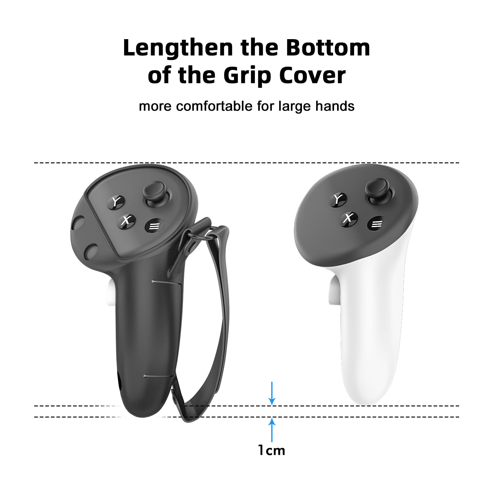 Accessoires pour Oculus Quest 3, ensemble de housses en silicone pour Meta Quest 3, ensemble d'accessoires de réalité virtuelle, comprend une housse en cuir pour manette de jeu, une coque de
