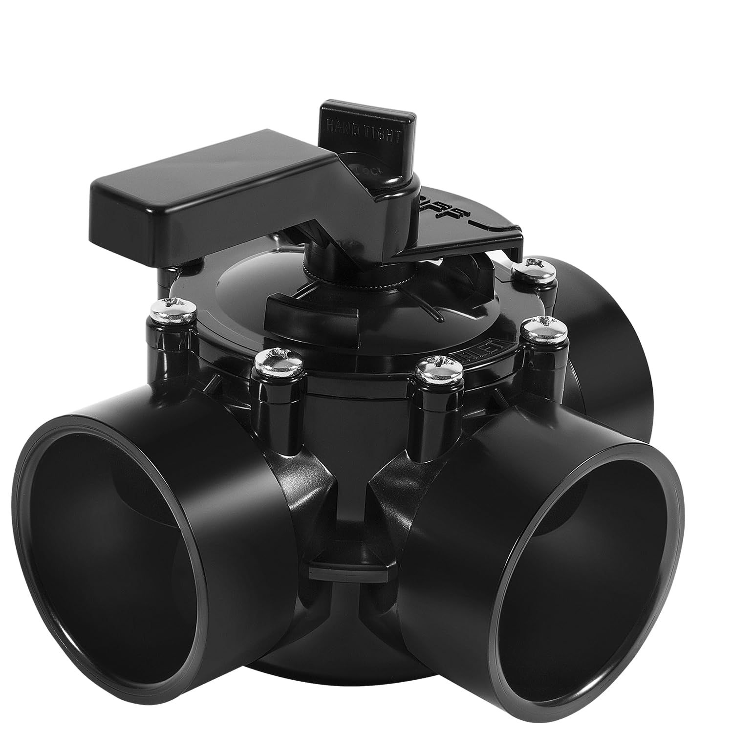 4717 3-Port 2 to 2-1/2-Inch Positive Seal NeverLube Valve, 170 GPM Flow, Suitable for 2" & 2-1/2" PVC Pipe