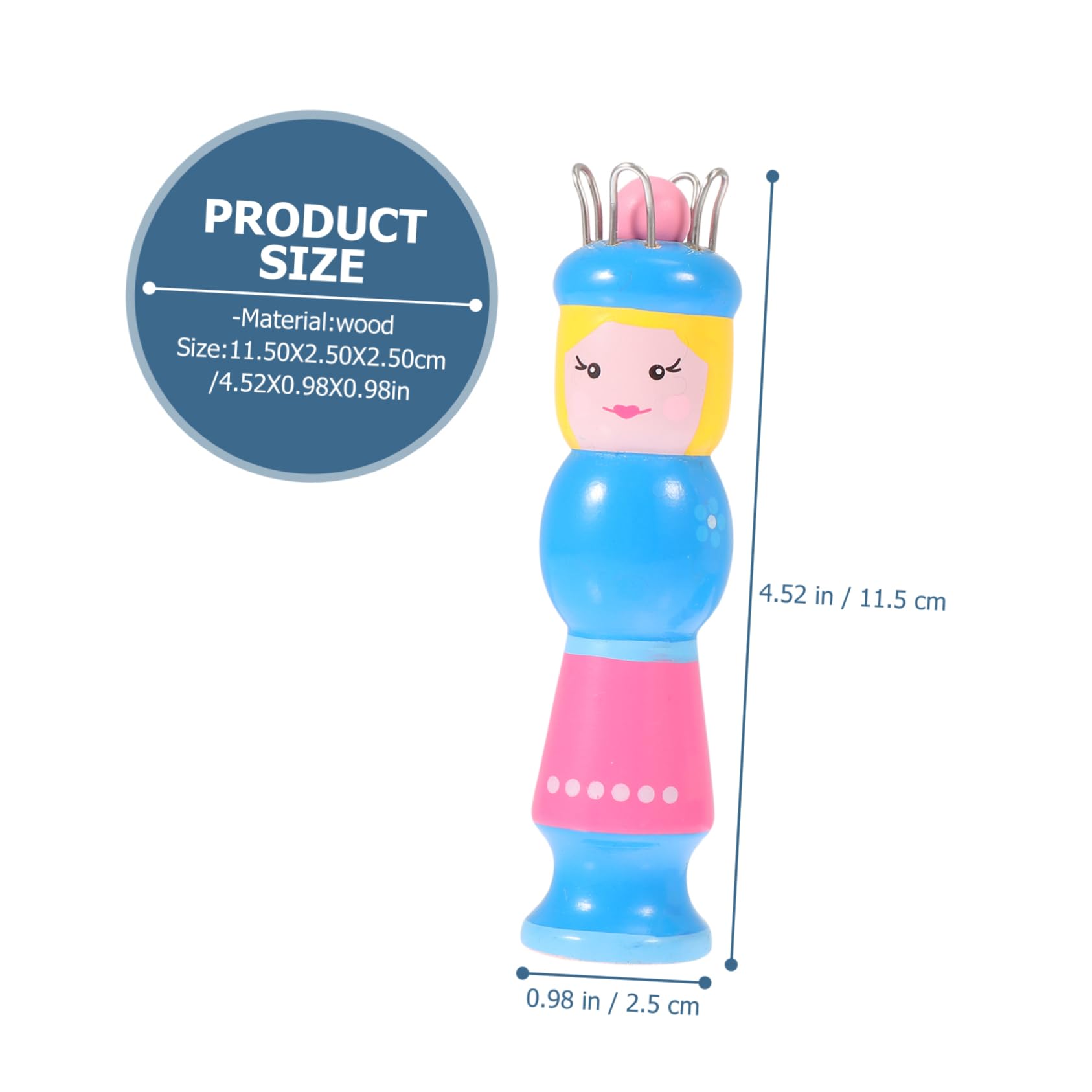 OHPHCALL 2pcs Doll Knitting DIY Braided Craft Tool for Educational Threading Durable for Synthetic Yarn for Beginners Advanced