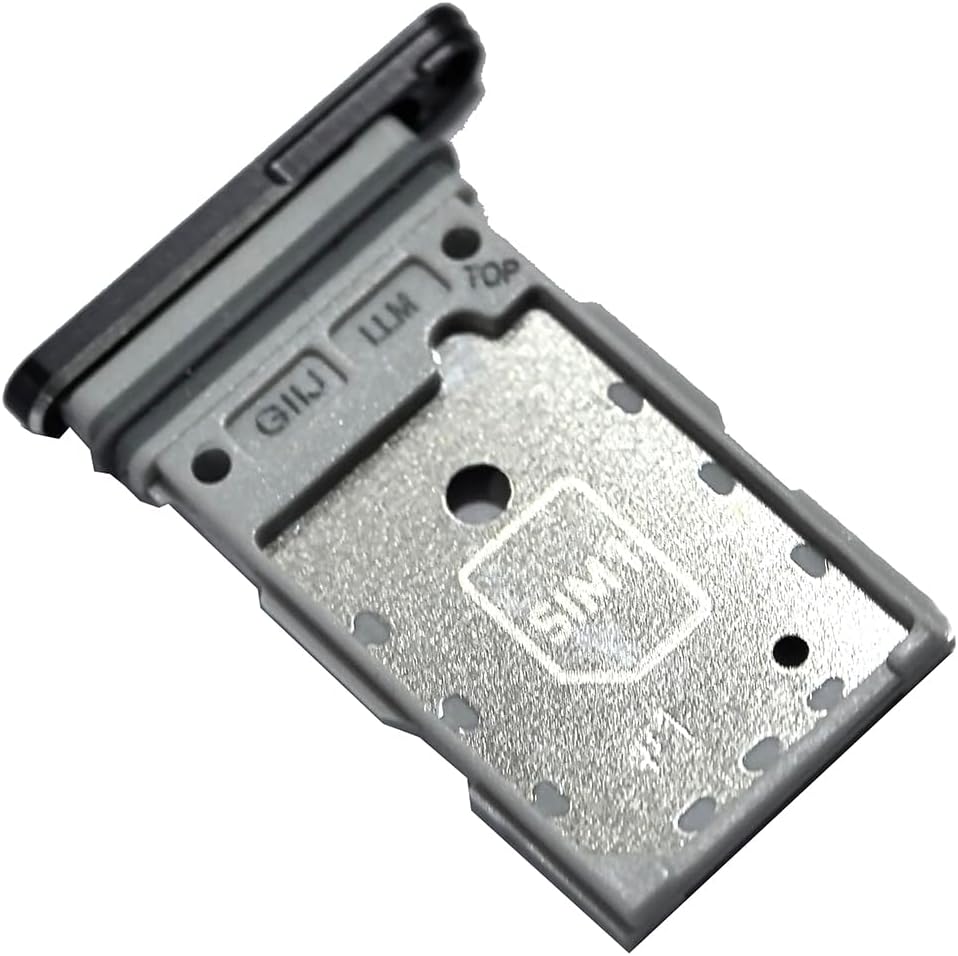 SIM Card Tray Dual Replacement Galaxy S21 FE 5G G990U (Fan Edition) 6.4" Sim Card Slot Holder for Samsung Galaxy S21 FE 5G G990B G990U1 SM-G990W SM-G990E Repair Part with Opening Needle (Black)