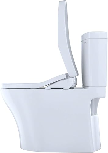 Miniatura 8 de TOTO MW4463056CEMG#01 WASHLET+ Aquia IV - Asiento de bidé eléctrico S550e, algodón blanco