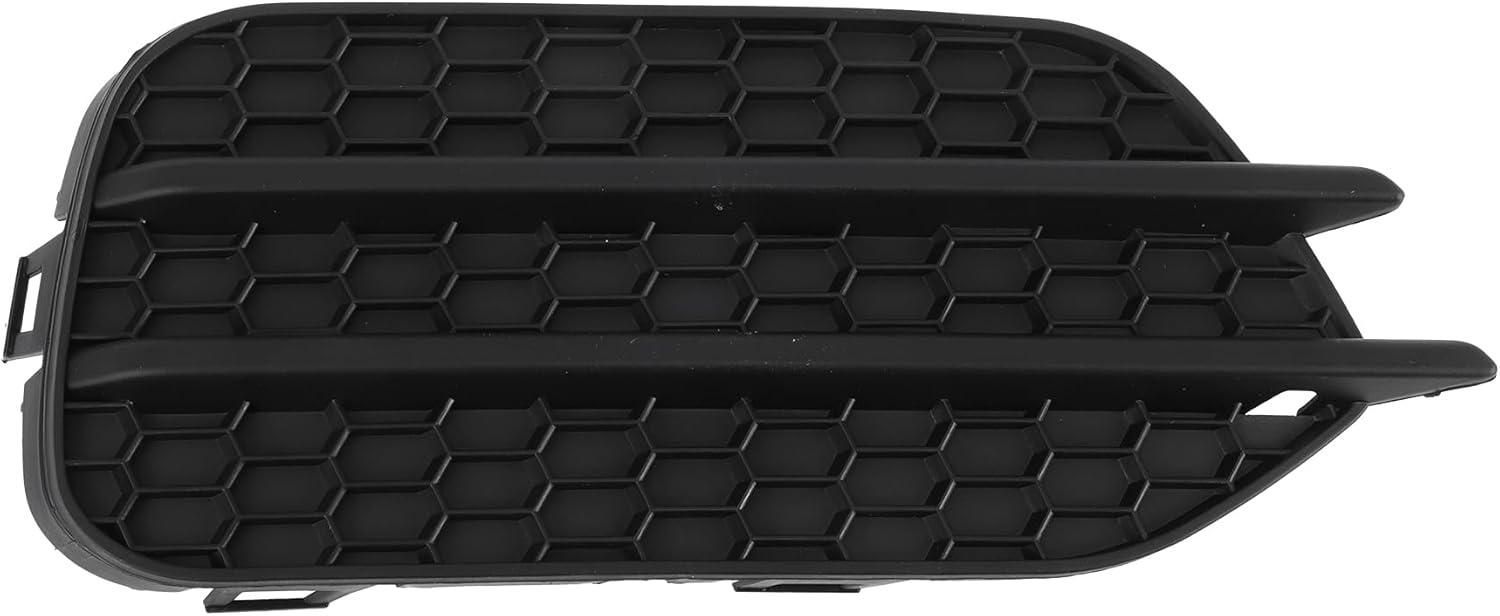 Fog Light Grill Front Lower Bumper Fog Light Cover Inserts No.5N0853666F9B9 for VW Tiguan 2009-2017 Black ABS 1 Pc Front Right Car