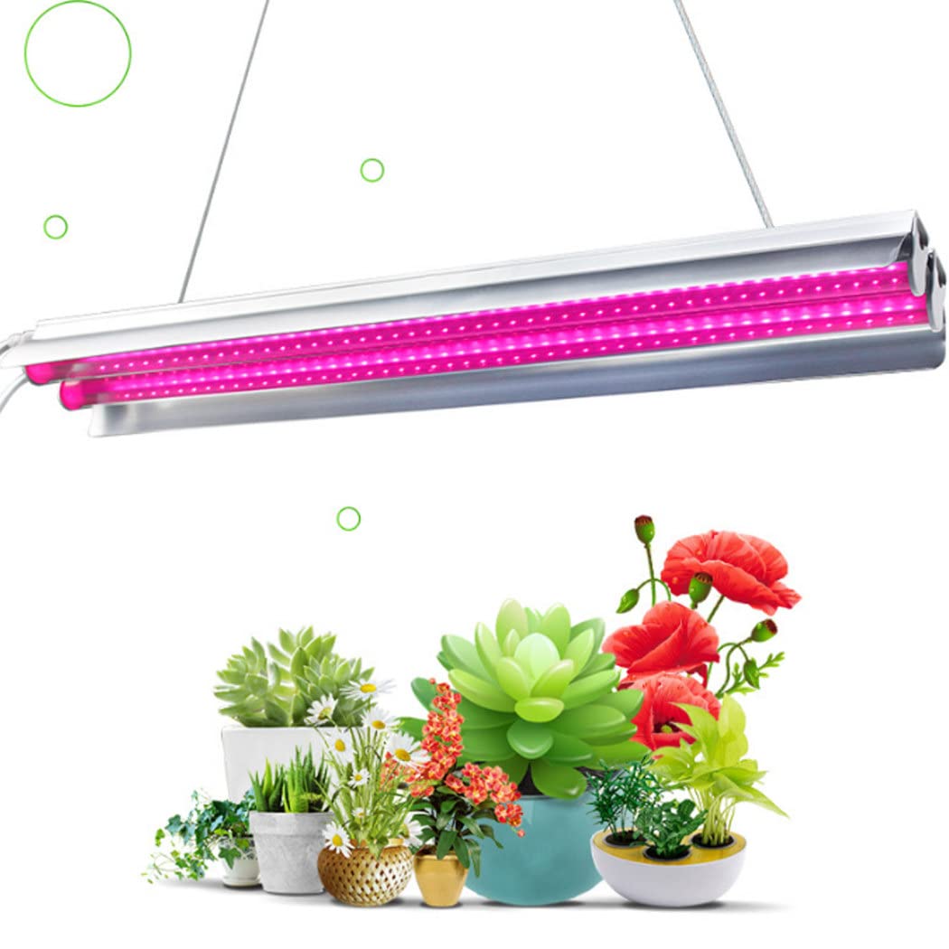 Grow Light, 18w Lámpara de Planta, Luz de Crecimiento de Plantas, Espectro Completo, para la Germinación, el Crecimiento y la Floración de Las Plantas, Lampara de Cultivo Indoor