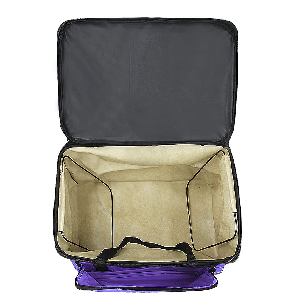 Borsa portaoggetti con cinghie, impermeabile, per lavori artistici, lavori di bricolage, da disegno, borsa portatile da viaggio, per artigianato, cucito, carta, arte, scrivania, tela