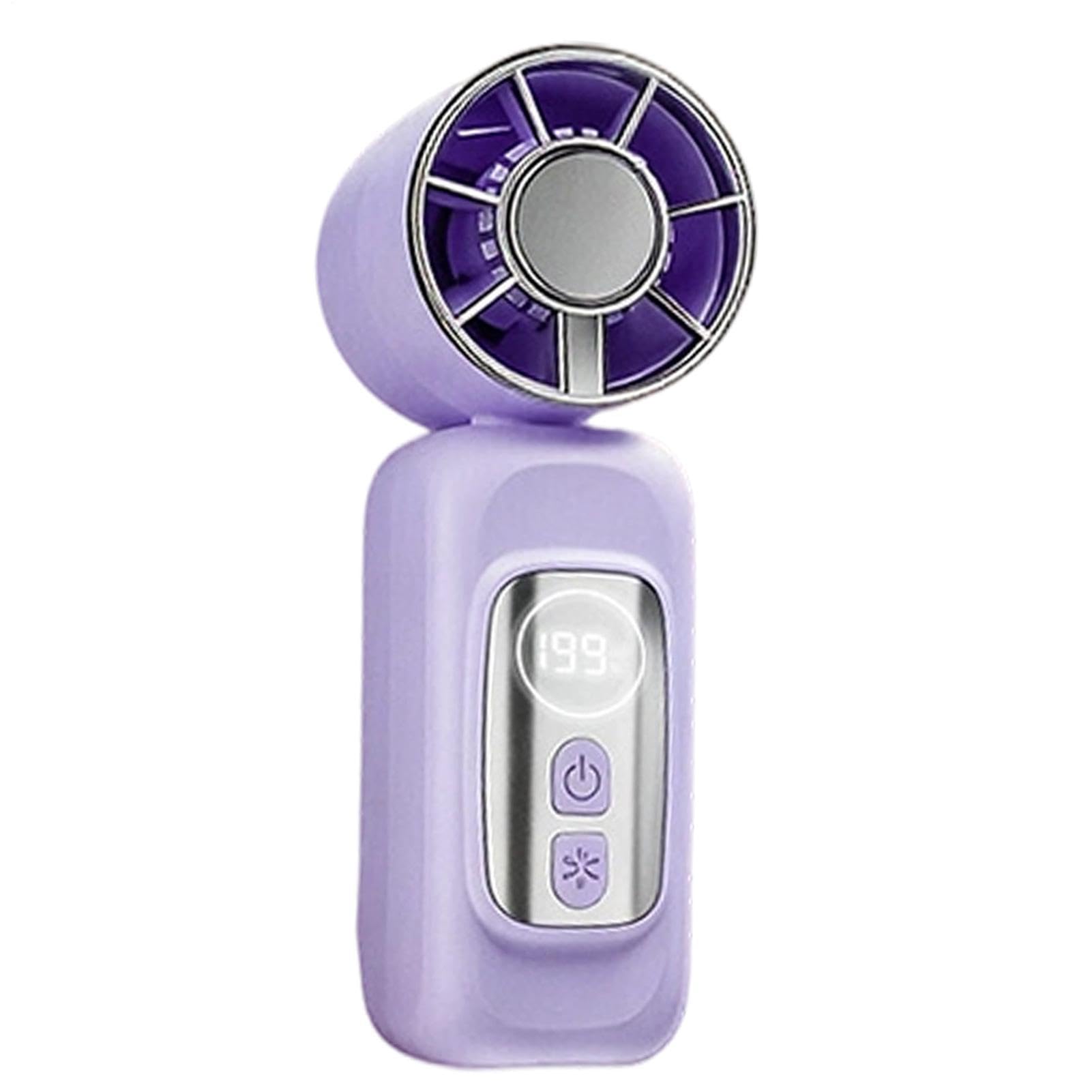 Ventilador de pinza con pantalla digital y 5 marchas para regular el aire