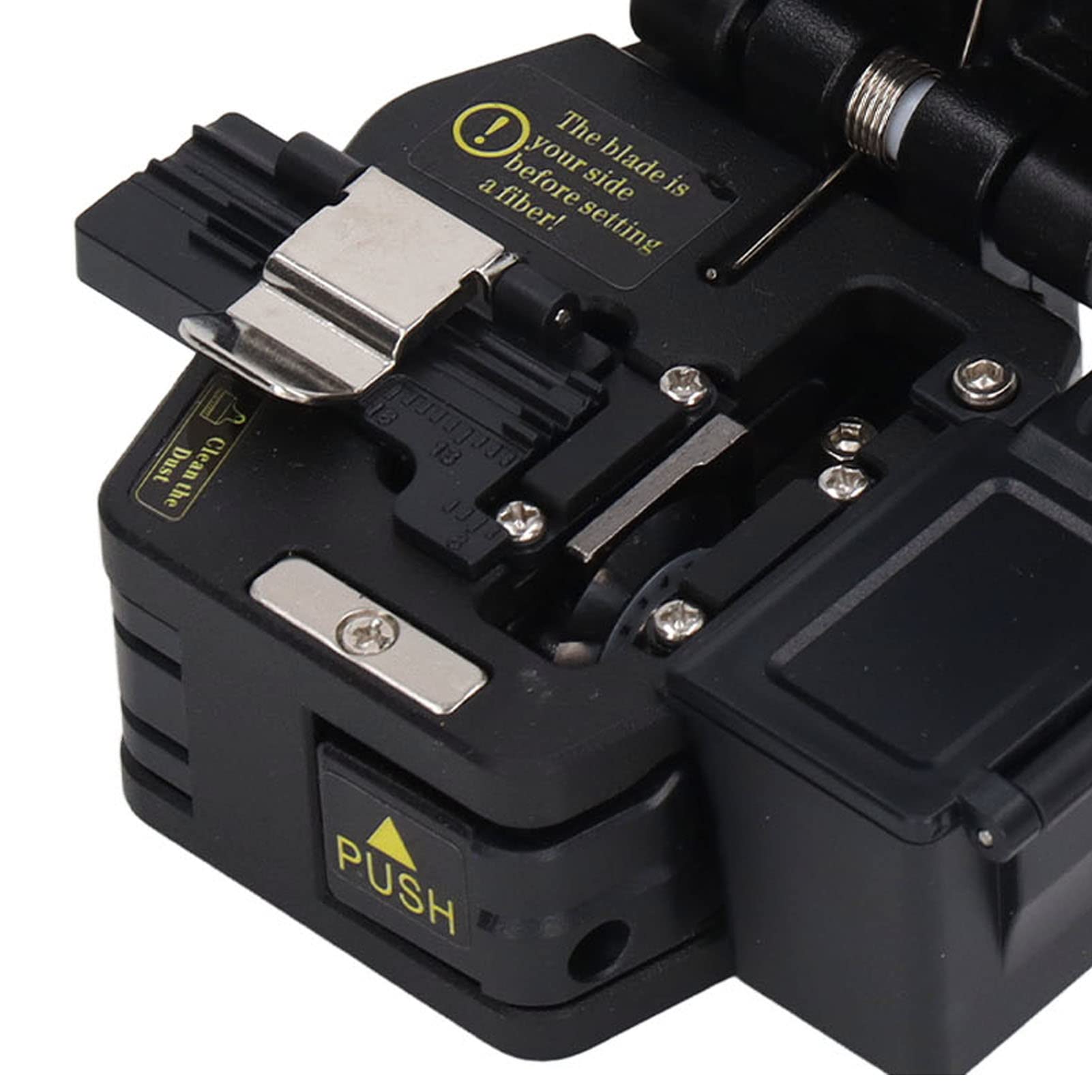 Fabater Couperet de Fibre, Kit d'outils de Coupe de Fibre Optique Haute Précision 125 μm avec Lame en Acier au Tungstène et Boîte à Déchets pour l'épissage de Câbles