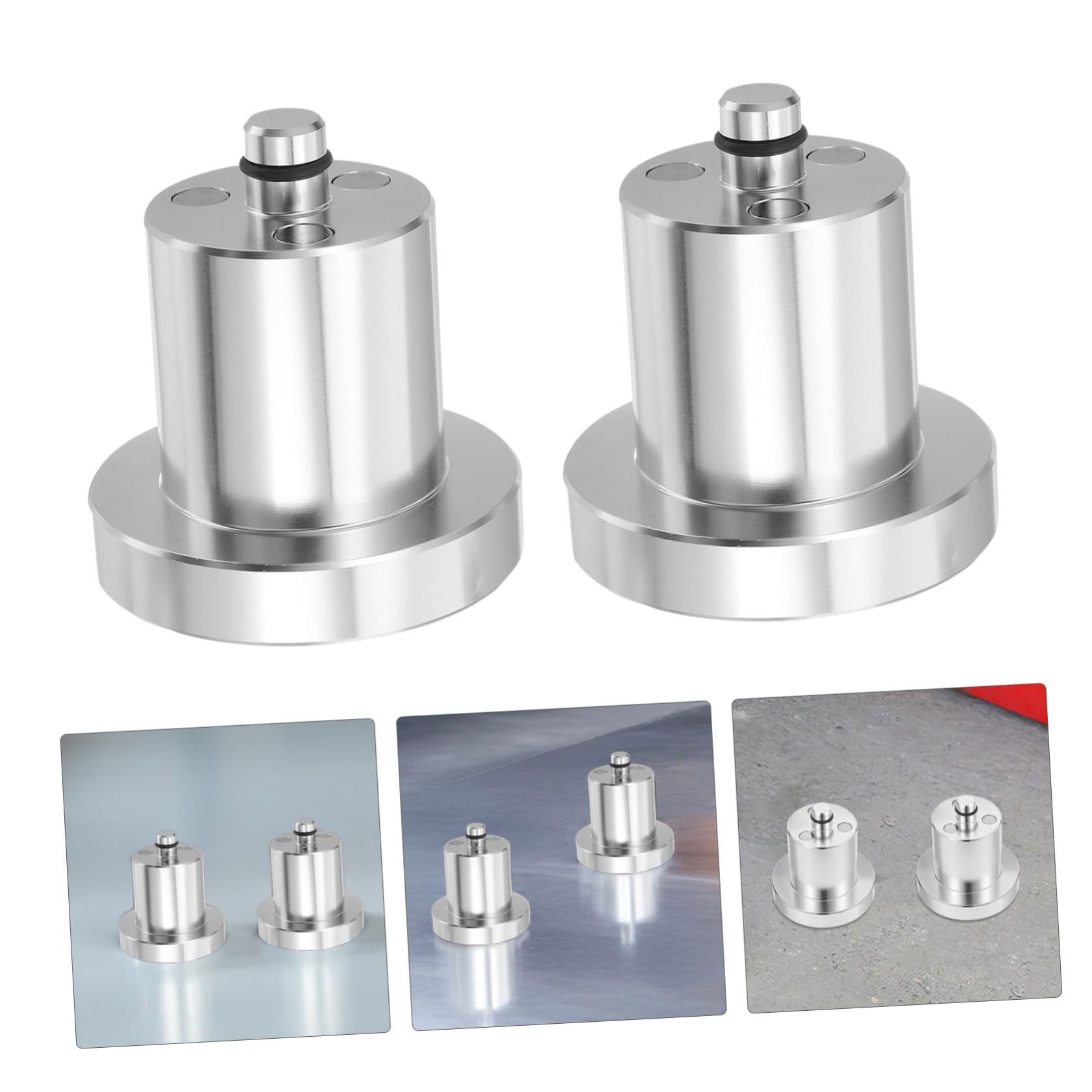 TOPBATHY 4stücke Wagenheberaufnahmeadapter Aus Aluminium Für Rangierwagenheber Hydraulikwagenheber Und Lkw Ersatz-wagenheberaufnahme Für Pkw Und Achsvermessungsaufnahme