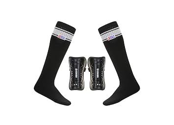 DeNovo New Shin Guard and Poplin Socks Football Kit