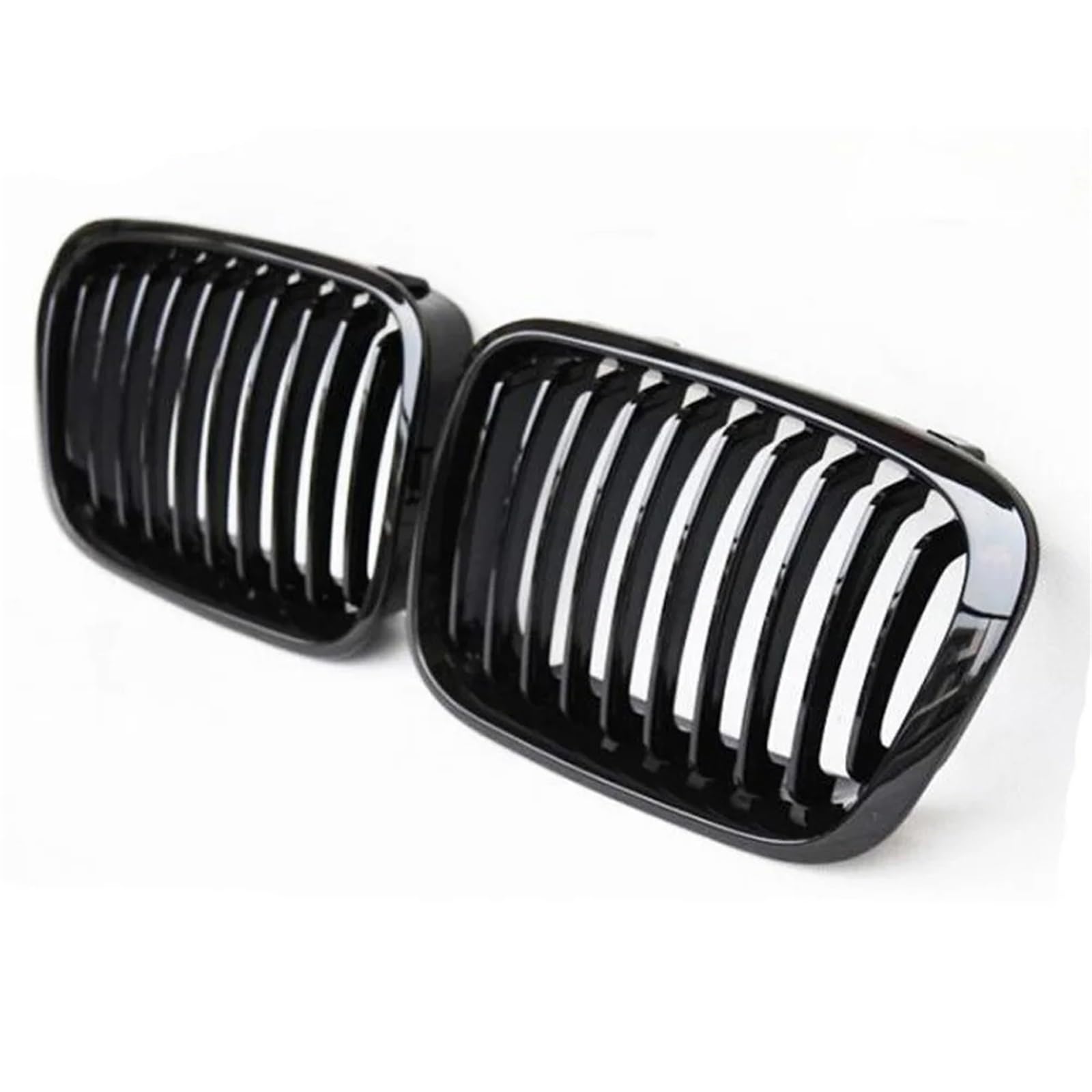 Parrilla delantera E46 Serie 3 para renovación de coche en negro brillante 5