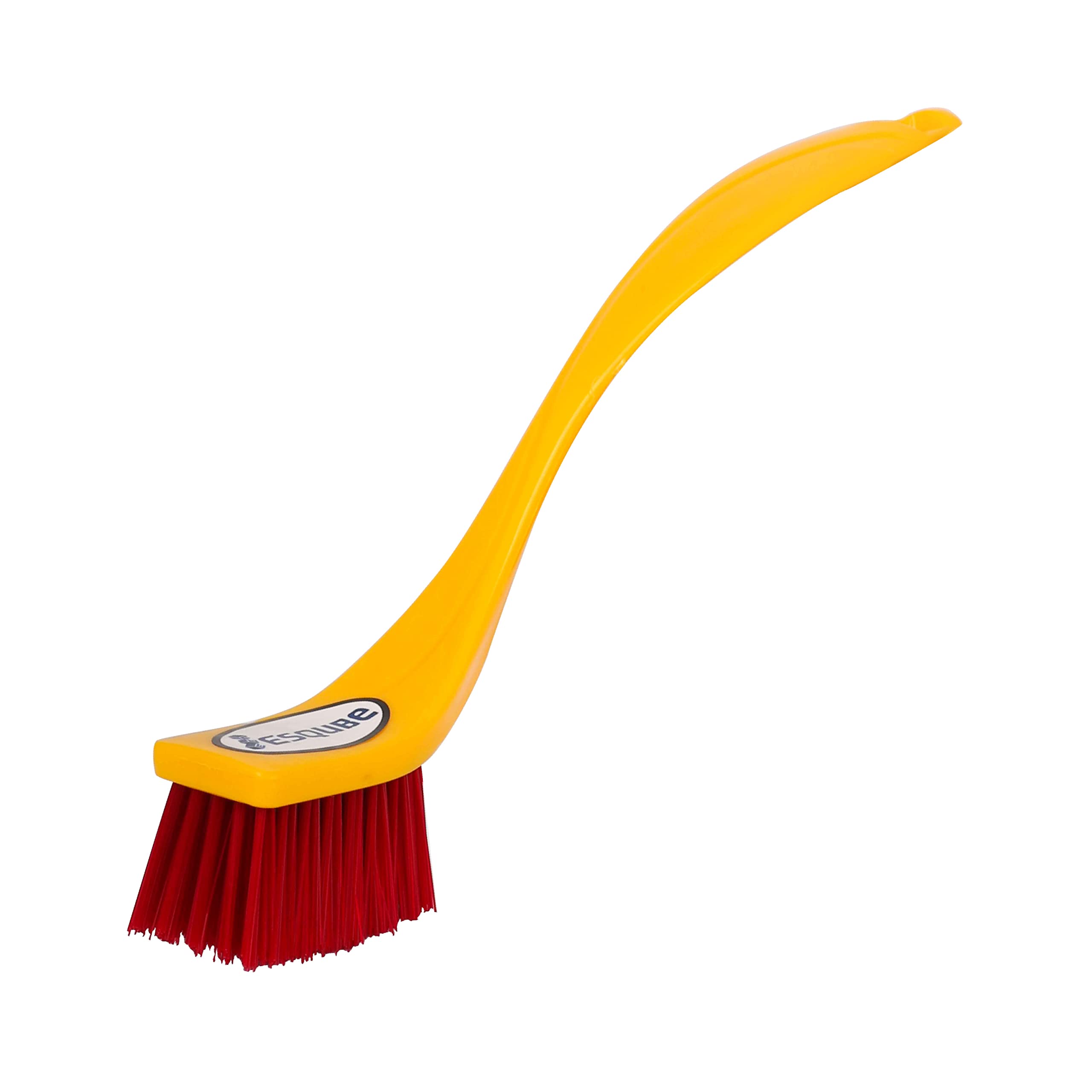 ESQUBE® Wash Basin Brush With Long Handle Yellow