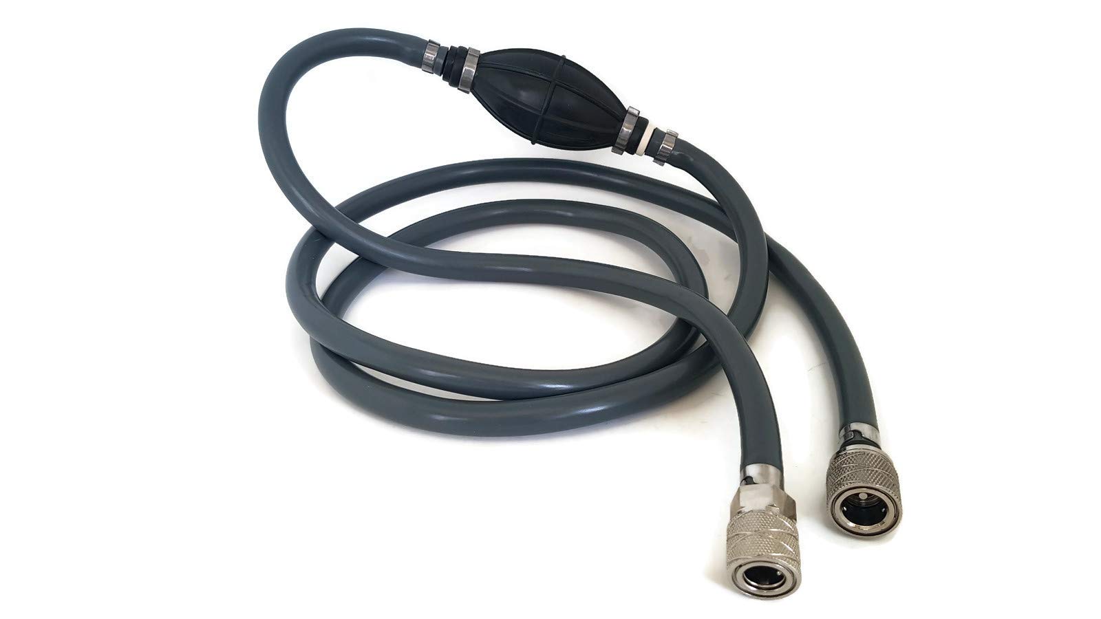 Tubo Carburante Per Motore Fuoribordo - Con Pompa A Mano, 7 Piedi, Materiale Resistente All'Alcool - Foto 2