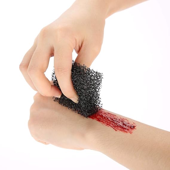 Professional FX Makeup Sponge for Halloween Christmas Special Effects Thick Stipple Design Scars Wounds and Stubble Application