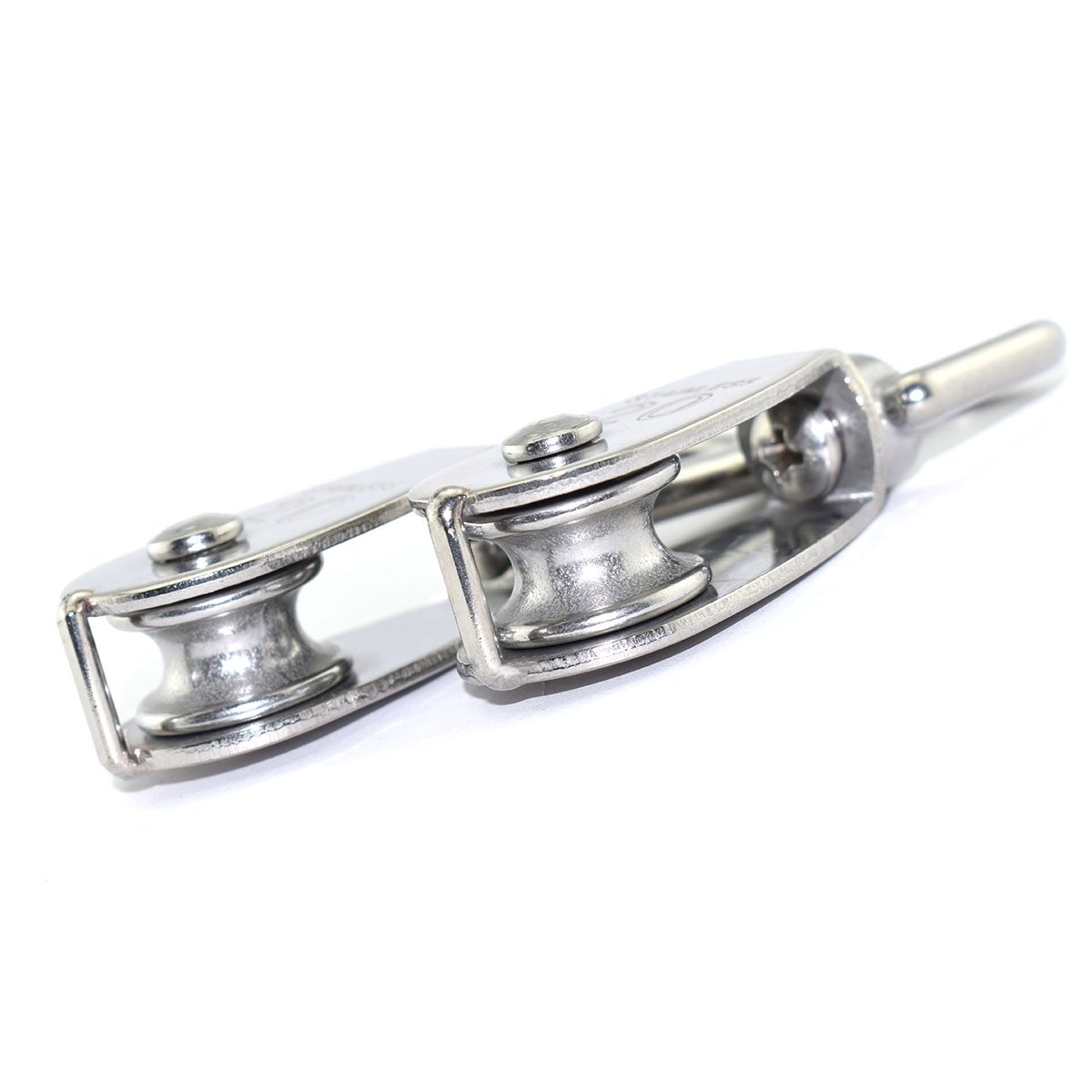 Polea de acero inoxidable para levantamiento de cocina, resistente, con rueda giratoria, cuerda de elevación
