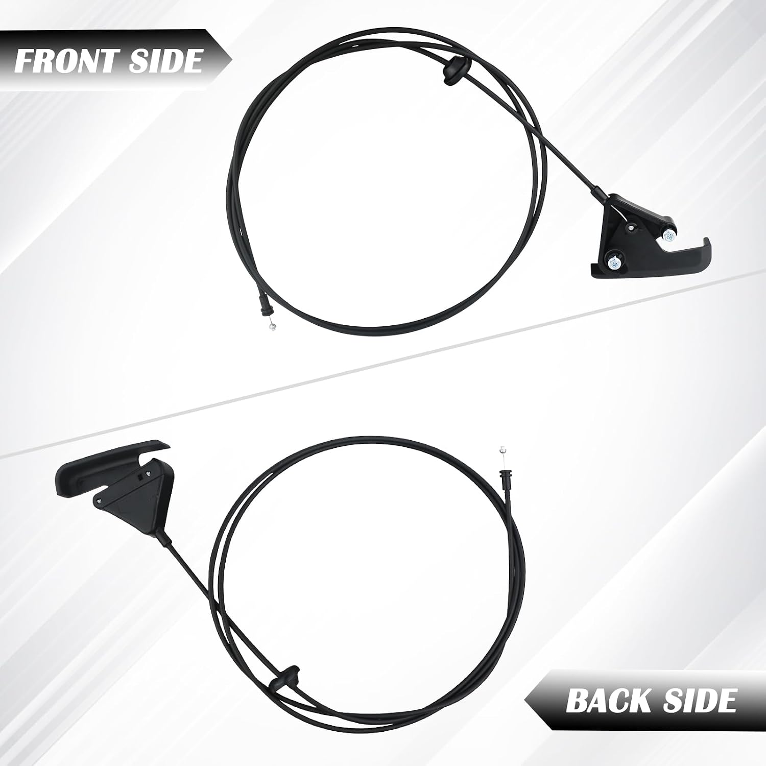 TQPONLY 912-086 Hood Release Cable & Pull Handle Compatible with 1994-2005 Dodge Ram 1500 2500 3500 Pickup Truck Replaces 55076343 55075422 55275849AA