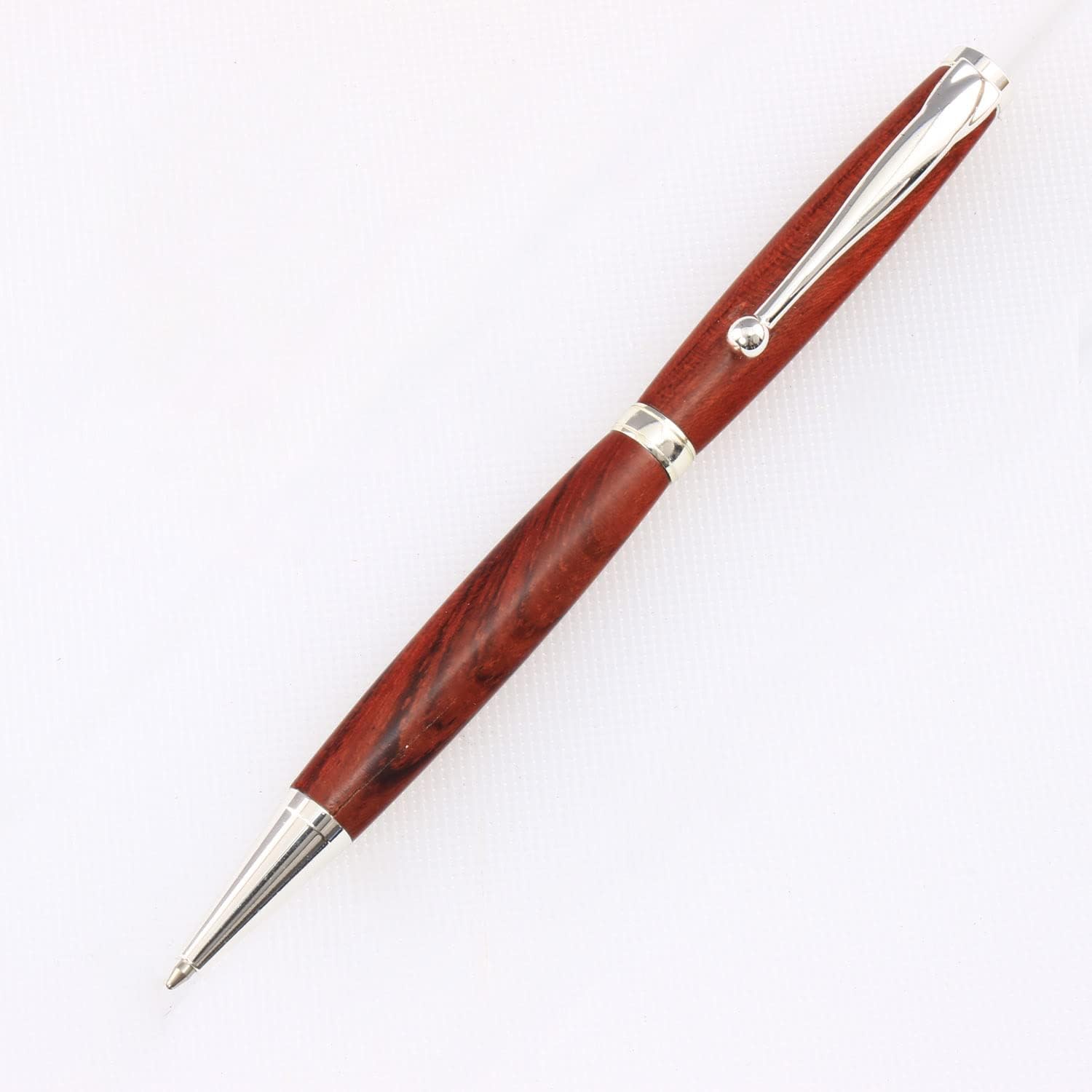 Legacy Woodturning, Fancy Pen Kit - Silver, 10 Pack