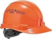 Vista 1 de Casco duro ventilado estilo gorra, con suspensión de trinquete, Clase C, Ergodyne Skullerz 8972, naranja