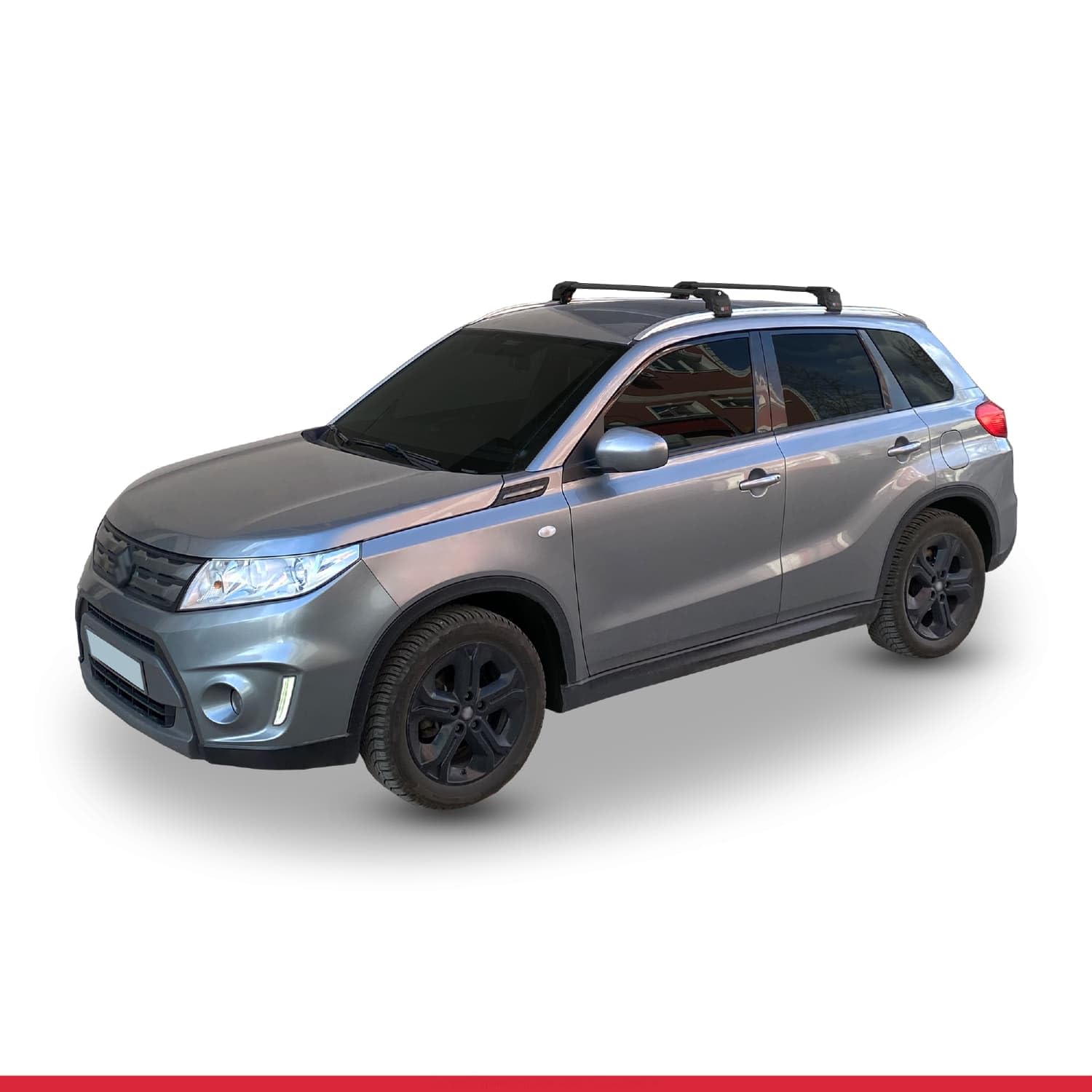 Compatibile con Suzuki Vitara/Escudo (LY) 2015-2026 Modello ACE-2 Barre Tetto Portapacchi Auto Barre Portatutto Nero Alluminio 2 Barre