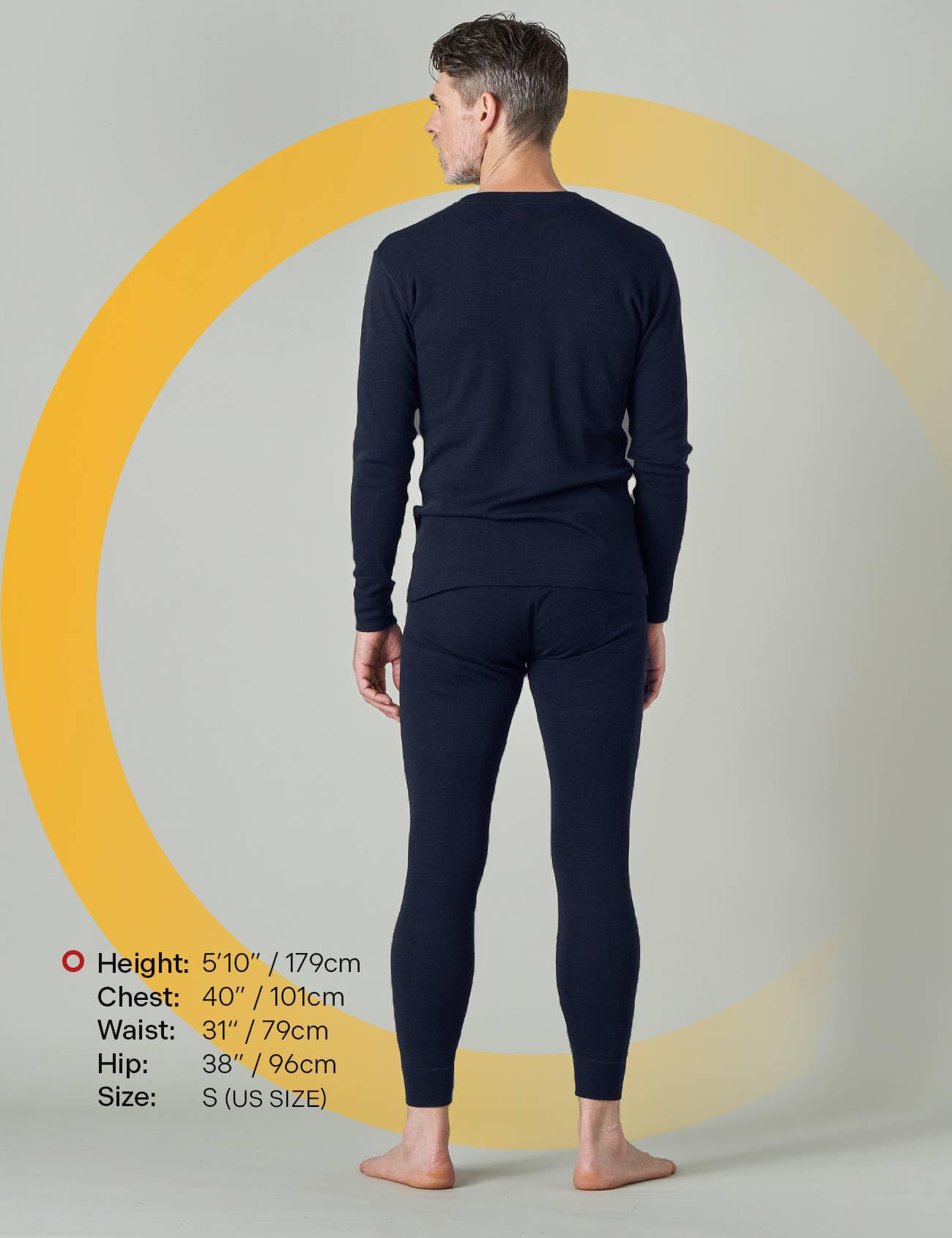 LAPASA 100% Lana Merino Completo Termico Uomo Peso Outdoor Hiking M31/M126 - Abbigliamento Intimo Caldo Pantaloni e Canotta Intimo Trekking Alpinismo Outdoor Calcio Running