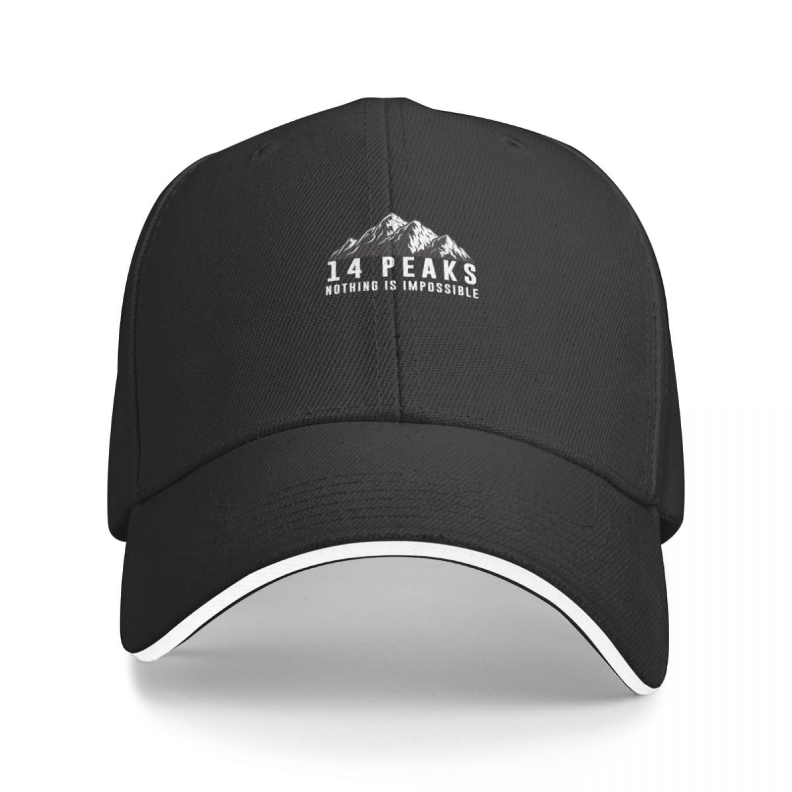 Dnrasok Unisex Kids Color 14 Peaks Nothing Is Impossible Nimsdai Purja Baseball Cap Kids Hat Trucker Cap Men's Women's