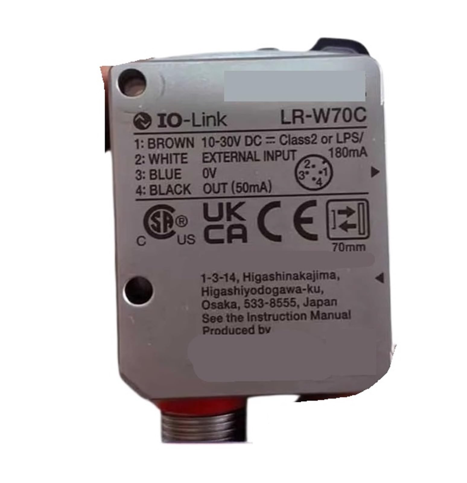 IRPWKJMK LR-W70C digital laser sensor
