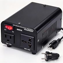 Yinleader 500W Step Down/Up 220/240V to 110/120V Voltage Converter EU to US