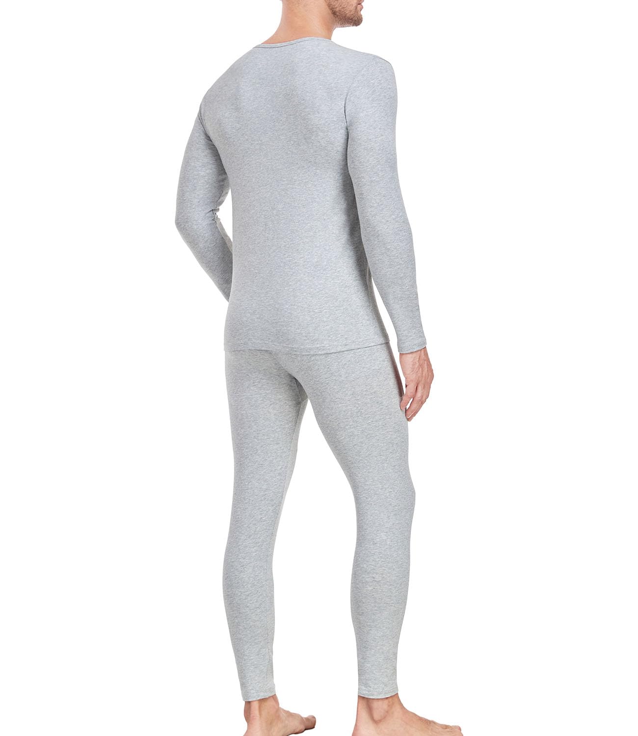 wirarpa Ensemble de sous-vêtements Thermiques Homme Légers Haut & Bas Maillot de Corps Longues et Pantalon