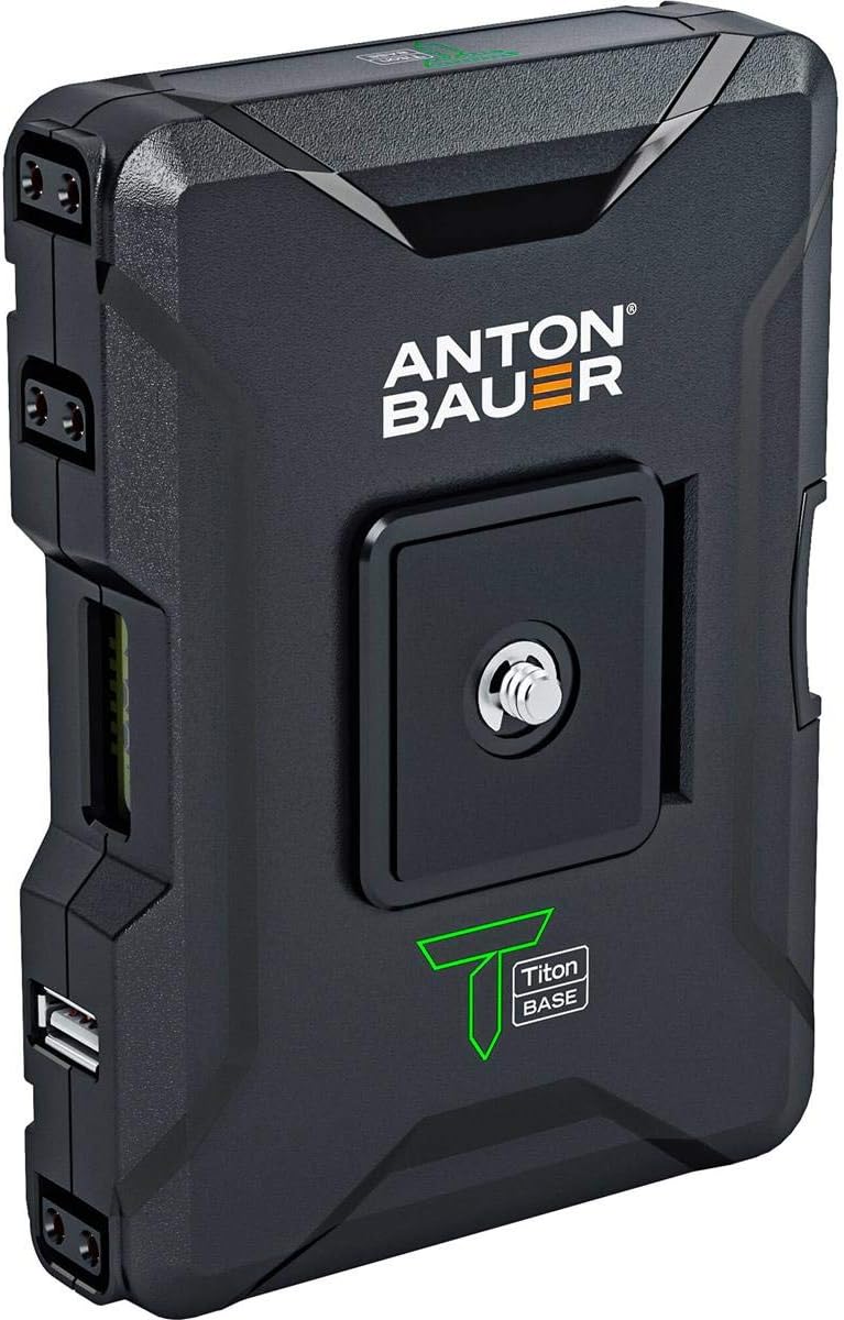 Anton Bauer Titon Base Kit, Compatible with Nikon D500, D610, D750, D800, D810, D850, D7000, D7100, D7200, D7500, Z6, Z7, EN-EL15, Lithium Battery Pack, Battery Replacement, Quick Release Battery