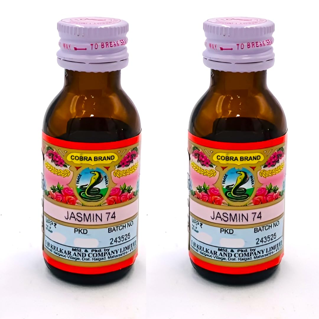 JASMIN 74 PERFUME OIL COBRA BRAND 25gm - Pack of 2 (B0D4554QTJ) Amazon Price History, Amazon Price Tracker