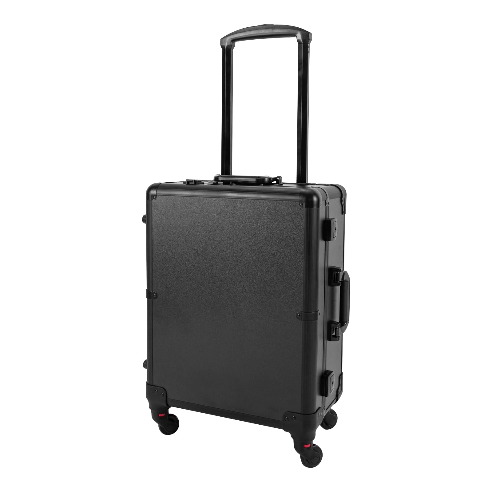 Kosmetikkoffer Mit Spiegel Und LED Licht, Schminkkoffer Damen Rollkoffer, Beautycase Hartschale Mit Rollen, Kosmetikkoffer Groß Mit Teleskopgriff, Beauty Case Für Make Up Und Friseur