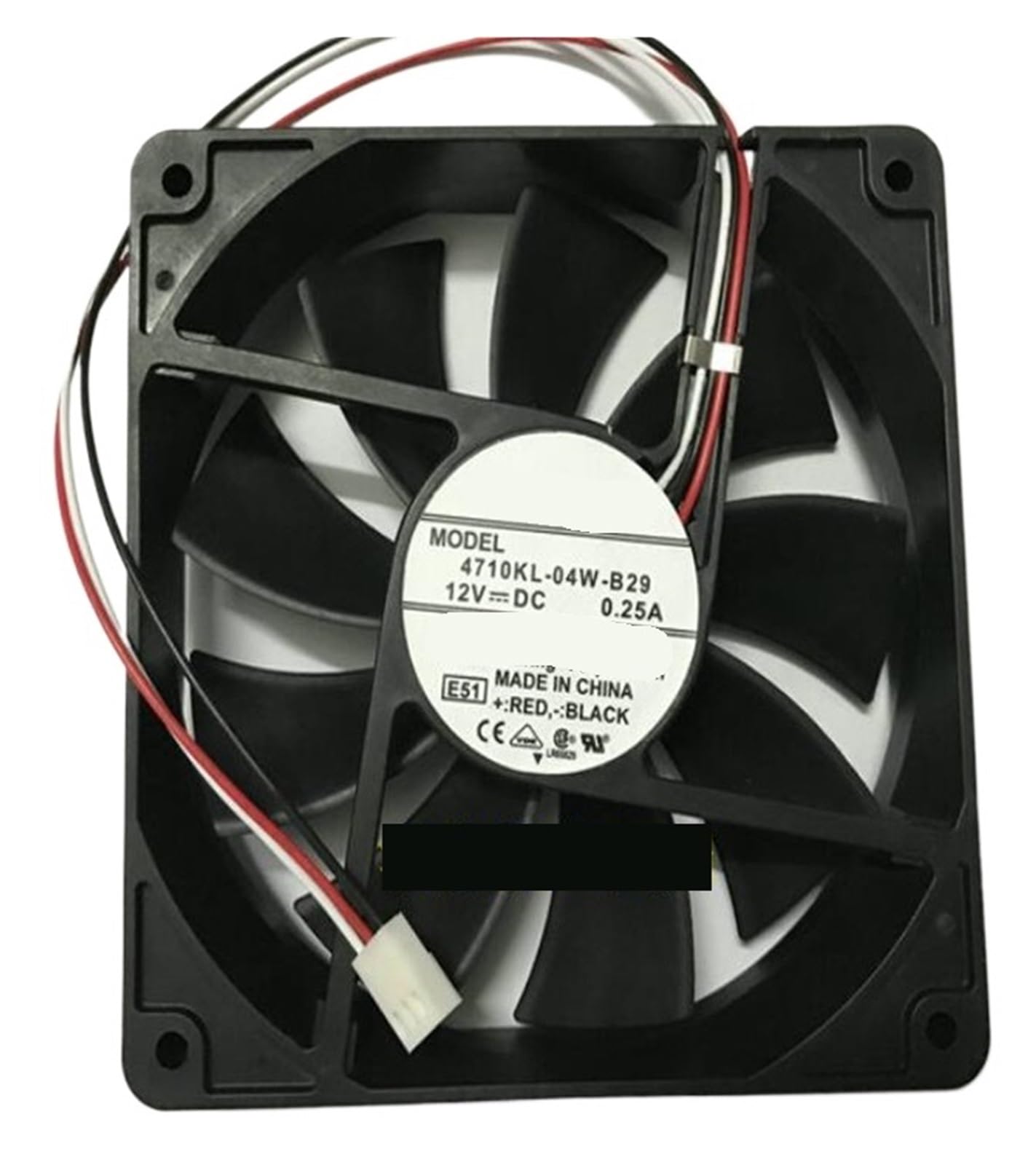YMUGUEGH 4710KL-04W-B29 12V 0.25A 12025 three line cooling fan
