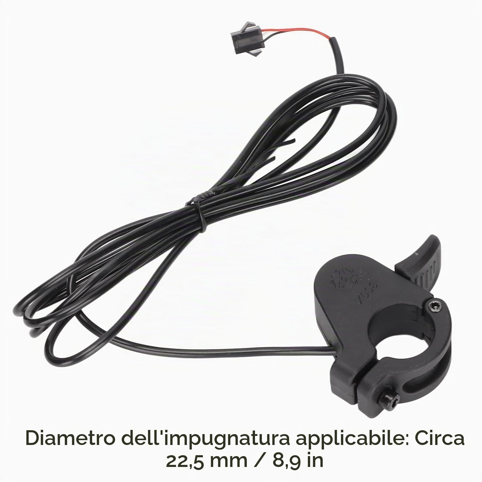 SUNGOOYUE Acceleratore per Bicicletta 300X, Manopola del Gas Sinistra e Destra per Throttle Impermeabile per Ciclismo, Accessorio per Bici Elettrica con Controllo Velocità