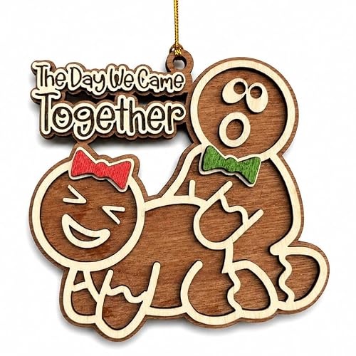 Mr Mrs Just Married Ornament, Funny Wedding Gift for Newlyweds Couple