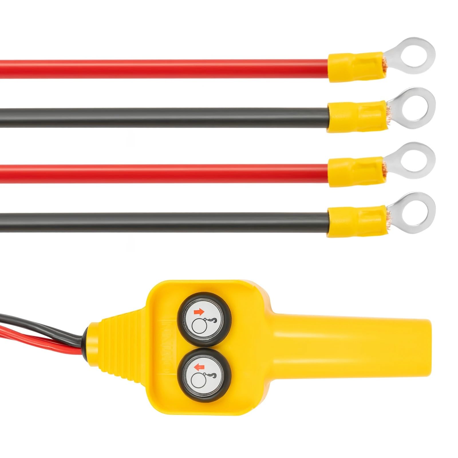 Elektrische Winden Elektrischer Hebezeug Elektrisches Hebegerät, DC12V mit Griffsteuerung, Heben/Ziehen von Stahlseilen