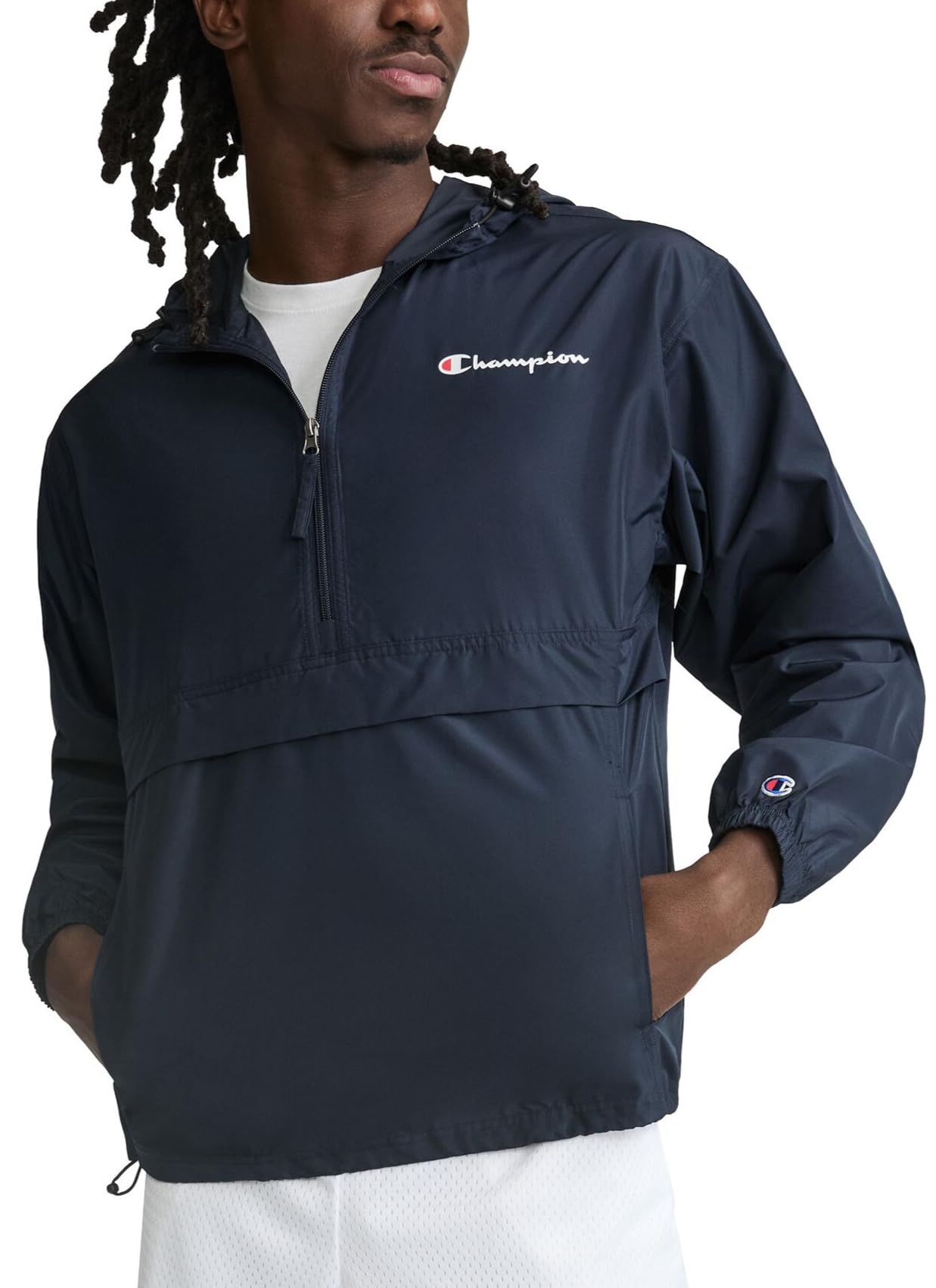 Champion Men's Jacket, Stadium Full-zip Jacket, Wind Resistant, Water Resistant Jacket for Men